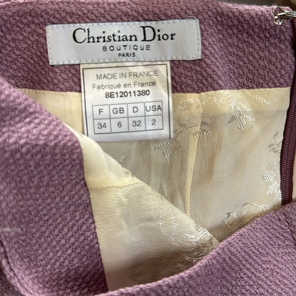 Christian Dior wool and silk skirt - Picture 9 of 12